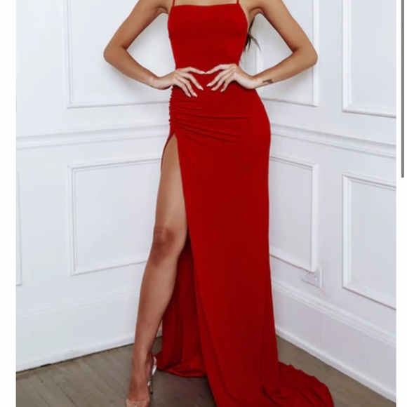 Abyss by Abby red dress - Picture 1 of 4